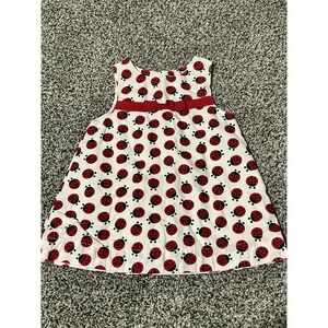 Cc23 Vintage‎ Gymboree 3-6 months ladybug dress baby girls layette